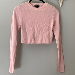 Topshop Cropped Shirt